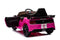 Kinderauto elektrisch - roze - 105x67x47 cm - veiligheidsgordels