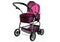 Poppenwagen - 2-in-1 functie - tas inbegrepen - ruime opbergruimte