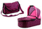 Poppenwagen - 2-in-1 functie - tas inbegrepen - ruime opbergruimte