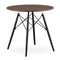 Ronde eettafel - Scandinavisch - 80x80x75 cm - bruin