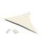 Schaduwdoek waterdicht - beige - 4x4x4m - UV-bescherming