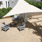 Schaduwdoek waterdicht - beige - 4x4x4m - UV-bescherming