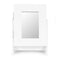 Sieradenkast met spiegel - mat wit - 19.5x13.5x26.6 cm - MDF