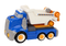 Speelgoed kiepvrachtwagen - blauw - 27.5x18x13.5 cm - incl. gereedschap