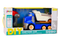 Speelgoed kiepvrachtwagen - blauw - 27.5x18x13.5 cm - incl. gereedschap