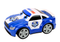 Speelgoed politieauto - blauw - 30x17.5x13 cm - licht en geluidseffecten