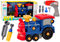 Speelgoed locomotief - marineblauw - 27.5x18x13.5 cm - incl. gereedschap