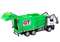 Vuilniswagen speelgoed - groen - 31 x 13 x 8 cm - educatief
