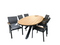 Driesprong Collection - Arezzo ovaal set leuke set met 6x stoel arezzo