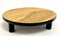 Van der Leeden - Decoratieplateau Teak D30H8Cm Naturel/Zwart