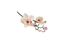 Countryfield - Magnolia kunststof 48x16x10 cm wit kunstbloem