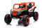 Elektrische kinderauto - oranje - 4x35W motor - 12V7Ah batterij