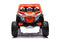 Elektrische kinderauto - oranje - 4x35W motor - 12V7Ah batterij
