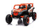 Elektrische kinderauto - oranje - 4x35W motor - 12V7Ah batterij