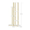 Plantenstandaard - 6 niveaus - marmer - 60x24x113 cm