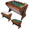 Multi speeltafel - 3-in-1 spellen - 121x89x84 cm - antislip handgrepen
