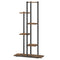 Plantenstandaard - 6 niveaus- rustiek bruin - 60x24x113 cm