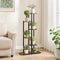Plantenstandaard - 6 niveaus- rustiek bruin - 60x24x113 cm