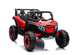 Elektrische kinderauto - rood - 4x35W motor - Bluetooth en USB-audiosysteem