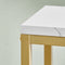 Plantenstandaard - 4 niveaus - wit marmer, goud - 34x34x71 cm