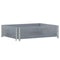 Palletopzetrand 80x60 cm massief grenenhout grijs