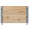 Palletopzetranden 2 st 80x60 cm massief grenenhout