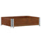 Palletopzetrand 80x60 cm massief grenenhout bruin
