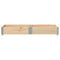 Palletopzetrand 150x100 cm massief grenenhout
