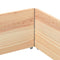 Palletopzetranden 2 st 150x100 cm massief grenenhout