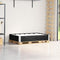 Palletopzetrand 120x80 cm massief grenenhout zwart