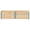 Palletopzetranden 2 st 150x50 cm massief grenenhout