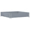 Palletopzetrand 100x100 cm massief grenenhout grijs