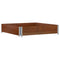 Palletopzetrand 100x100 cm massief grenenhout bruin