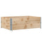 Palletopzetranden 2 st 120x80 cm massief grenenhout