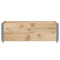 Palletopzetranden 2 st 120x80 cm massief grenenhout