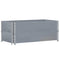 Palletopzetranden 2 st 100x50 cm massief grenenhout grijs