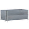 Palletopzetranden 2 st 100x50 cm massief grenenhout grijs