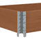 Palletopzetrand 150x50 cm massief grenenhout bruin
