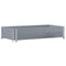 Palletopzetrand 100x50 cm massief grenenhout grijs