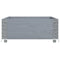 Palletopzetrand 100x50 cm massief grenenhout grijs