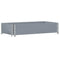 Palletopzetrand 100x50 cm massief grenenhout grijs