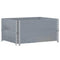 Palletopzetranden 2 st 80x60 cm massief grenenhout grijs