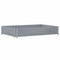 Palletopzetrand 120x80 cm massief grenenhout grijs