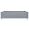 Palletopzetrand 120x80 cm massief grenenhout grijs