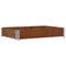 Palletopzetrand 120x80 cm massief grenenhout bruin
