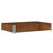 Palletopzetrand 120x80 cm massief grenenhout bruin
