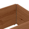 Palletopzetranden 2 st 150x50 cm massief grenenhout bruin