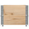 Palletopzetranden 2 st 100x50 cm massief grenenhout