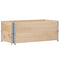 Palletopzetranden 2 st 100x50 cm massief grenenhout