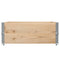 Palletopzetranden 2 st 100x100 cm massief grenenhout